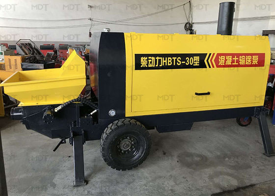 جودة  MDT-30 Small Shotcrete Machine Trailer Mounted Concrete Pump مصنع