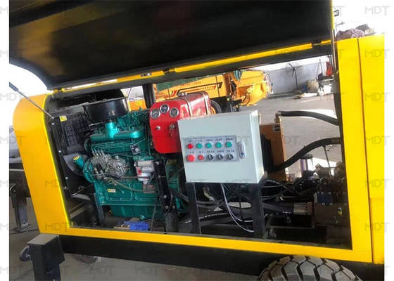 مضخة حقن الخرسانة المثبتة على مقطورة 15m³ / H MEGA DRILLTECH