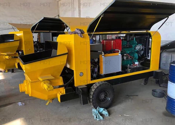 مضخة حقن الخرسانة المثبتة على مقطورة 15m³ / H MEGA DRILLTECH