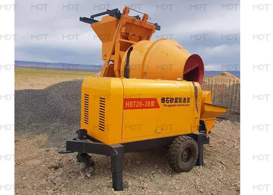 مضخة حقن الخرسانة المثبتة على مقطورة 15m³ / H MEGA DRILLTECH