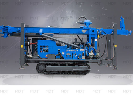 جهاز الحفر الزاحف الهيدروليكي الماسي الجيوتقني اللون الأزرق