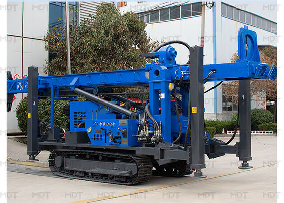 جهاز الحفر الزاحف الهيدروليكي الماسي الجيوتقني اللون الأزرق