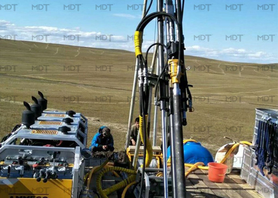 55KN اختبار التربة الأساسية جهاز الحفر الماس الحفر الحفارات المحمولة