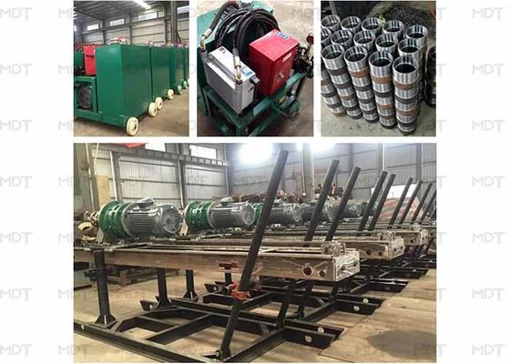 22kw 90 درجة الروتاري دق خوازيق آلة حماية المنحدر المحمولة